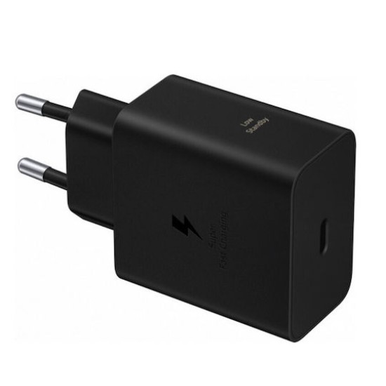 Samsung Φορτιστής Χωρίς Καλώδιο GaN με Θύρα USB-C 60W Power Delivery Μαύρος (EP-T6010N) Black Samsung Φορτιστής Χωρίς Καλώδιο GaN με Θύρα USB-C 60W Power Delivery Μαύρος (EP-T6010N) Black