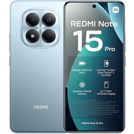 Xiaomi Redmi Note 15 Pro NFC 5G Dual SIM (8/256GB) Blue Xiaomi Redmi Note 15 Pro NFC 5G Dual SIM (8/256GB) Blue