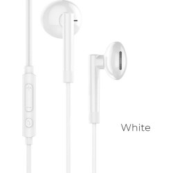 Hoco M53 Earbuds Handsfree με Βύσμα 3.5mm Λευκό Hoco M53 Earbuds Handsfree με Βύσμα 3.5mm Λευκό
