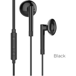 Hoco M53 Earbuds Handsfree με Βύσμα 3.5mm Μαύρο Hoco M53 Earbuds Handsfree με Βύσμα 3.5mm Μαύρο