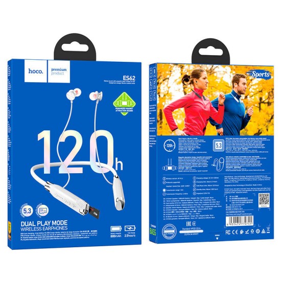 Hoco ES62 Pretty In-ear Bluetooth Handsfree Ακουστικά Λευκά Hoco ES62 Pretty In-ear Bluetooth Handsfree Ακουστικά Λευκά