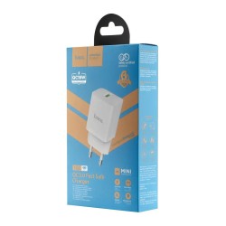 Hoco Φορτιστής Χωρίς Καλώδιο με Θύρα USB-A 18W Quick Charge 3.0 Λευκός (N26)