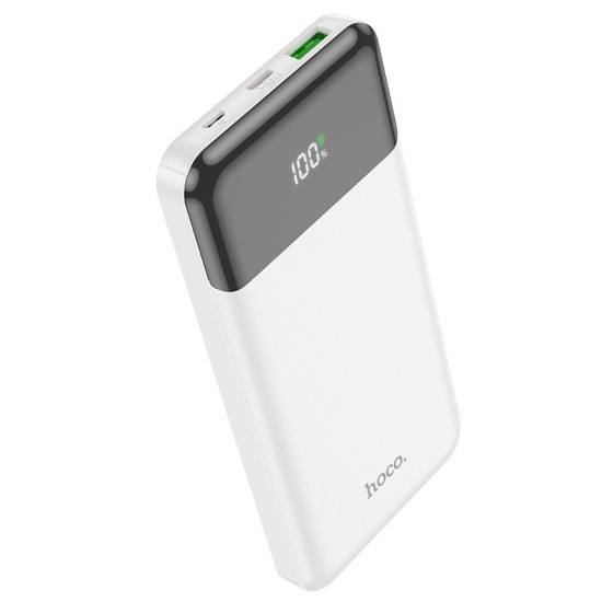 Hoco J102A Power Bank 20000mAh 20W με Θύρα USB-A και Θύρα USB-C Quick Charge 3.0 Λευκό Hoco J102A Power Bank 20000mAh 20W με Θύρα USB-A και Θύρα USB-C Quick Charge 3.0 Λευκό