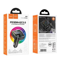 Hoco FM Transmitter Αυτοκινήτου με Bluetooth