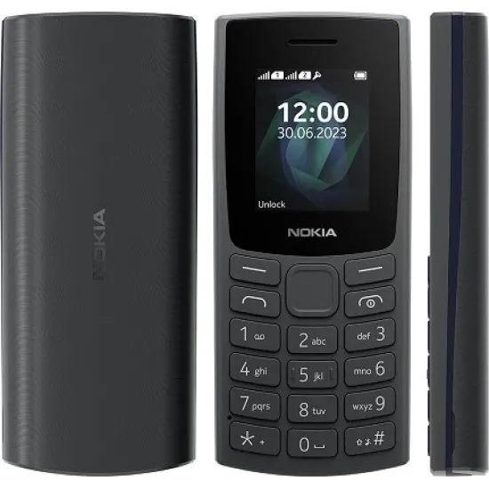 Nokia 110 4G (2024) Dual SIM Κινητό με Κουμπιά Black
