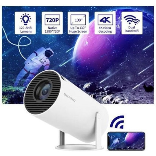 Ultra HD fl-202359 Projector LCD Λάμπας LED Ultra HD fl-202359 Projector LCD Λάμπας LED