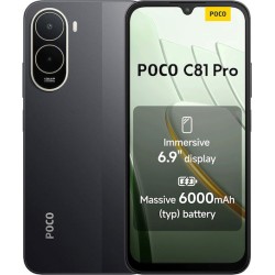 Xiaomi Poco C81 Pro NFC Dual SIM (4/128GB) Μαύρο Xiaomi Poco C81 Pro NFC Dual SIM (4/128GB) Μαύρο