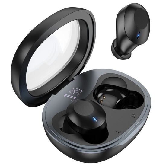 Hoco EQ3 In-ear Bluetooth Handsfree Ακουστικά με Θήκη Φόρτισης Μαύρα Hoco EQ3 In-ear Bluetooth Handsfree Ακουστικά με Θήκη Φόρτισης Μαύρα