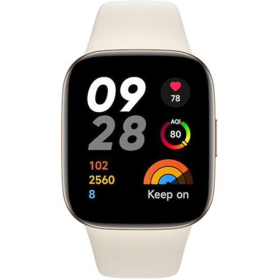 Xiaomi Redmi Watch 3 Αδιάβροχο με Παλμογράφο (Ivory) Xiaomi Redmi Watch 3 Αδιάβροχο με Παλμογράφο (Ivory)
