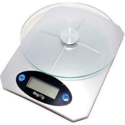 Imperial Ψηφιακή Ζυγαριά Κουζίνας 1gr/5kg Ασημί