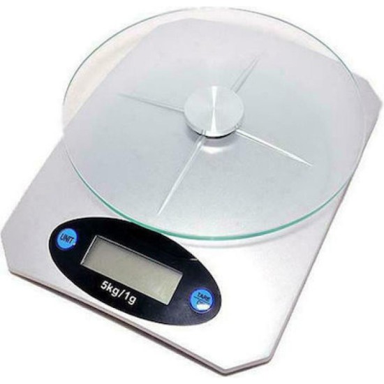 Imperial Ψηφιακή Ζυγαριά Κουζίνας 1gr/5kg Ασημί Imperial Ψηφιακή Ζυγαριά Κουζίνας 1gr/5kg Ασημί