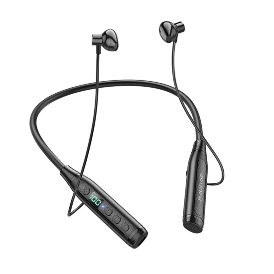 Borofone BE61 In-ear Bluetooth Handsfree Ακουστικά Γκρι