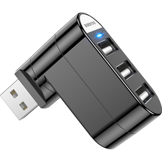 Borofone DH3 USB 2.0 Hub 3 Θυρών με σύνδεση USB-A