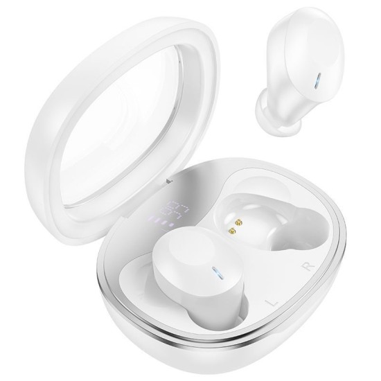 Hoco EQ3 In-ear Bluetooth Handsfree Ακουστικά με Θήκη Φόρτισης Λευκά Hoco EQ3 In-ear Bluetooth Handsfree Ακουστικά με Θήκη Φόρτισης Λευκά