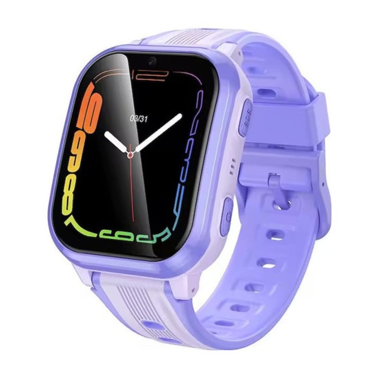 Hoco Παιδικό Smartwatch 4G με GPS & Κάμερα Μωβ