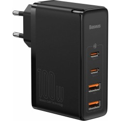 BASEUS GAN 2 PRO ΦΟΡΤΙΣΤΗΣ ΓΡΗΓΟΡΗΣ ΦΟΡΤΙΣΗΣ, 2 ΘΥΡΕΣ TYPE C + 2 ΘΥΡΕΣ USB, 100W, ΜΑΥΡΟΣ BASEUS GAN 2 PRO ΦΟΡΤΙΣΤΗΣ ΓΡΗΓΟΡΗΣ ΦΟΡΤΙΣΗΣ, 2 ΘΥΡΕΣ TYPE C + 2 ΘΥΡΕΣ USB, 100W, ΜΑΥΡΟΣ