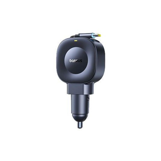 BASEUS PRIME TRIP VR2, ΦΟΡΤΙΣΤΗΣ ΑΥΤΟΚΙΝΗΤΟΥ, ΠΤΥΣΣΟΜΕΝΟ ΚΑΛΩΔΙΟ, 30W, ΜΑΥΡΟ