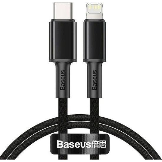 BASEUS HIGH DENSITY, ΚΑΛΩΔΙΟ ΓΡΗΓΟΡΗΣ ΦΟΡΤΙΣΗΣ, TYPE-C ΣΕ LIGHTNING, 20W, 1m, ΜΑΥΡΟ BASEUS HIGH DENSITY, ΚΑΛΩΔΙΟ ΓΡΗΓΟΡΗΣ ΦΟΡΤΙΣΗΣ, TYPE-C ΣΕ LIGHTNING, 20W, 1m, ΜΑΥΡΟ