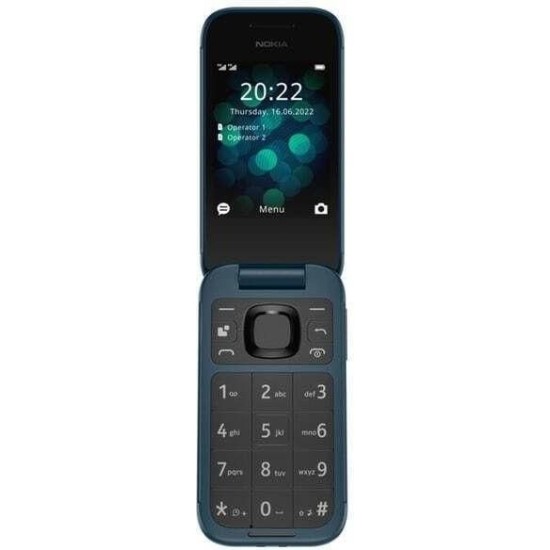 Nokia 2660 Flip Dual SIM με Κουμπιά Μπλε Nokia 2660 Flip Dual SIM με Κουμπιά Μπλε