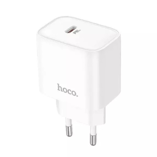 Hoco Φορτιστής Χωρίς Καλώδιο με Θύρα USB-C 20W Power Delivery Λευκός (DC72) Hoco Φορτιστής Χωρίς Καλώδιο με Θύρα USB-C 20W Power Delivery Λευκός (DC72)