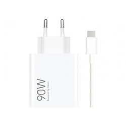 Xiaomi Φορτιστής  90W Λευκό Με Καλώδιο USB-A to Type-C