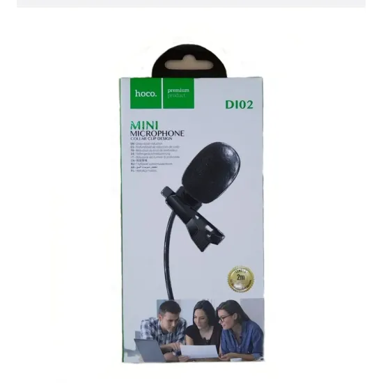 Hoco D102 Mini Microphone- Collar Clip Design Hoco D102 Mini Microphone- Collar Clip Design