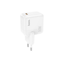 Φορτιστής Τοίχου PD 30W με Θύρα USB-C – HOCO C112A, Λευκό Φορτιστής Τοίχου PD 30W με Θύρα USB-C – HOCO C112A, Λευκό