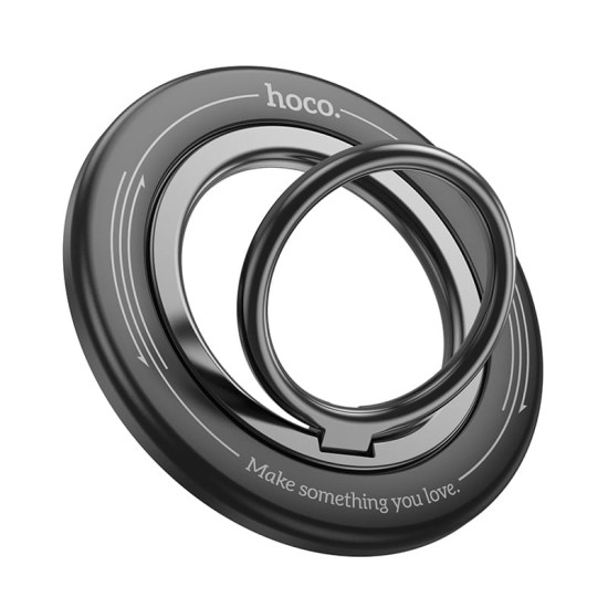 Hoco GH3 Ring Holder – Μαγνητική Βάση Στήριξης & Δαχτυλίδι 360° για Κινητά – Μαύρο Hoco GH3 Ring Holder – Μαγνητική Βάση Στήριξης & Δαχτυλίδι 360° για Κινητά – Μαύρο