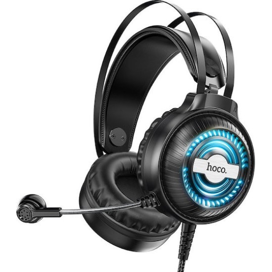 Hoco W101 Streamer Over Ear Gaming Headset με σύνδεση USB / 2x3.5mm