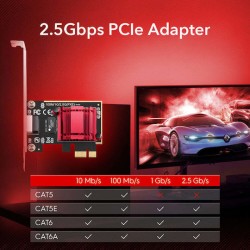 Cudy PE25 Ενσύρματη Κάρτα Δικτύου Ethernet PCI-e Cudy PE25 Ενσύρματη Κάρτα Δικτύου Ethernet PCI-e