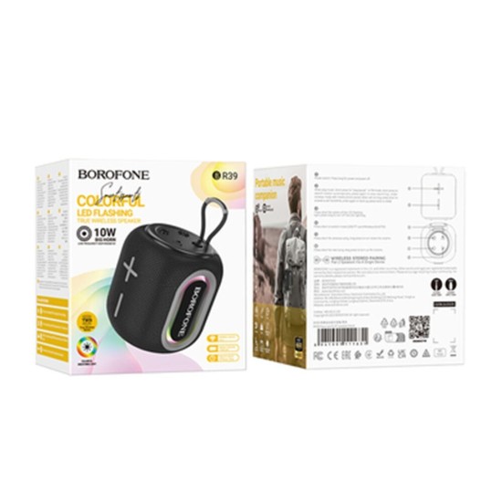 Borofone BR39 Ηχείο Bluetooth 10W με Ραδιόφωνο και Διάρκεια Μπαταρίας έως 2 ώρες Μαύρο Borofone BR39 Ηχείο Bluetooth 10W με Ραδιόφωνο και Διάρκεια Μπαταρίας έως 2 ώρες Μαύρο