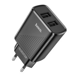 Hoco Φορτιστής Χωρίς Καλώδιο με 2 Θύρες USB-A Μαύρος (DC07) Hoco Φορτιστής Χωρίς Καλώδιο με 2 Θύρες USB-A Μαύρος (DC07)