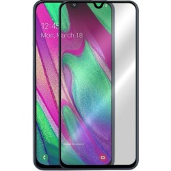 Samsung Galaxy A40 Full Face & Full Glue Tempered Glass Screen Protector Black Samsung Galaxy A40 Full Face & Full Glue Tempered Glass Screen Protector Black