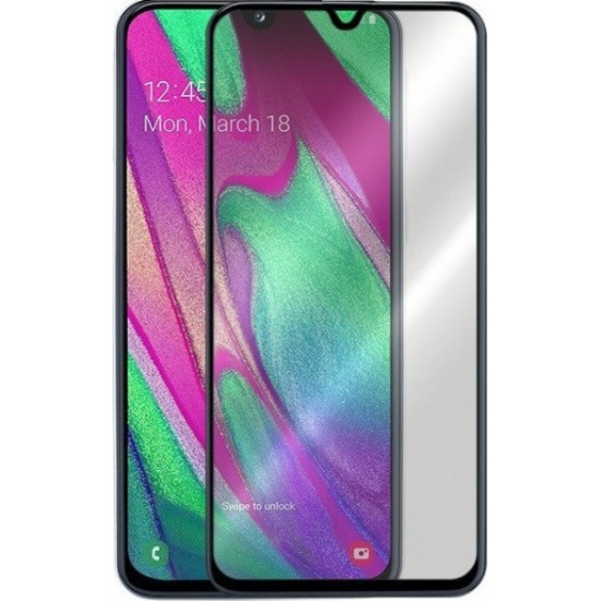 Samsung Galaxy A40 Full Face & Full Glue Tempered Glass Screen Protector Black Samsung Galaxy A40 Full Face & Full Glue Tempered Glass Screen Protector Black