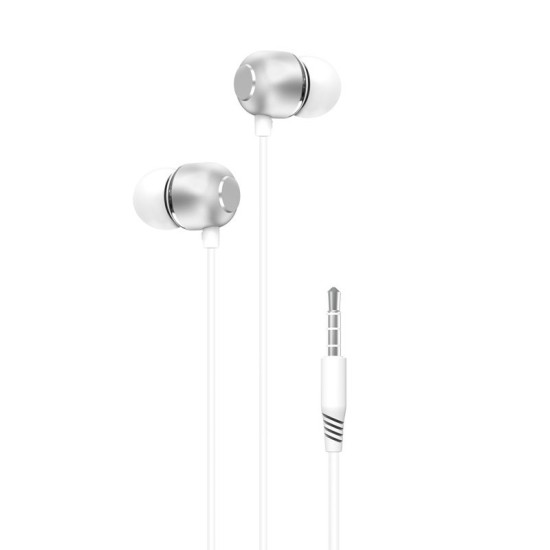 XO Wired earphones EP26 jack 3,5mm white