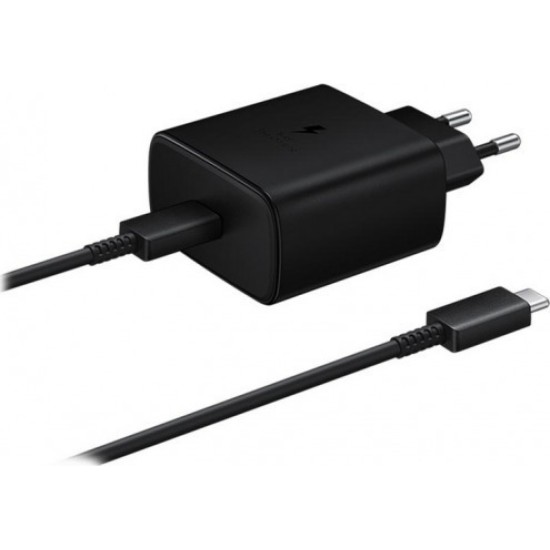 Samsung USB-C Cable & Wall Adapter Μαύρο 45W Samsung USB-C Cable & Wall Adapter Μαύρο 45W