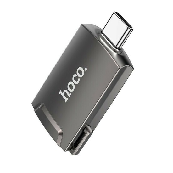 Hoco UA19 Μετατροπέας USB-C male σε HDMI female Γκρι