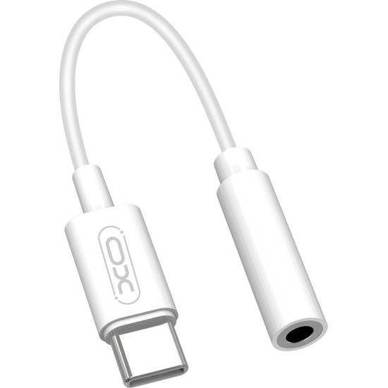 XO NBR161 Μετατροπέας USB-C male σε 3.5mm female Λευκό XO NBR161 Μετατροπέας USB-C male σε 3.5mm female Λευκό