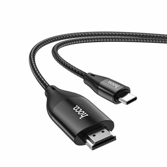 Hoco UA16 Cable HDMI male - USB-C male 2m Γκρι