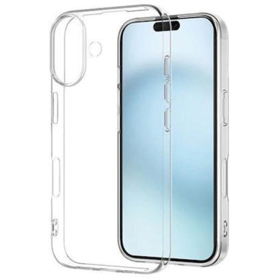 CLEAR SILICONE CASE IPHONE 16 PLUS